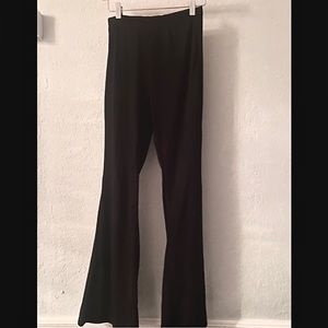 Shein stretchy black flare pants